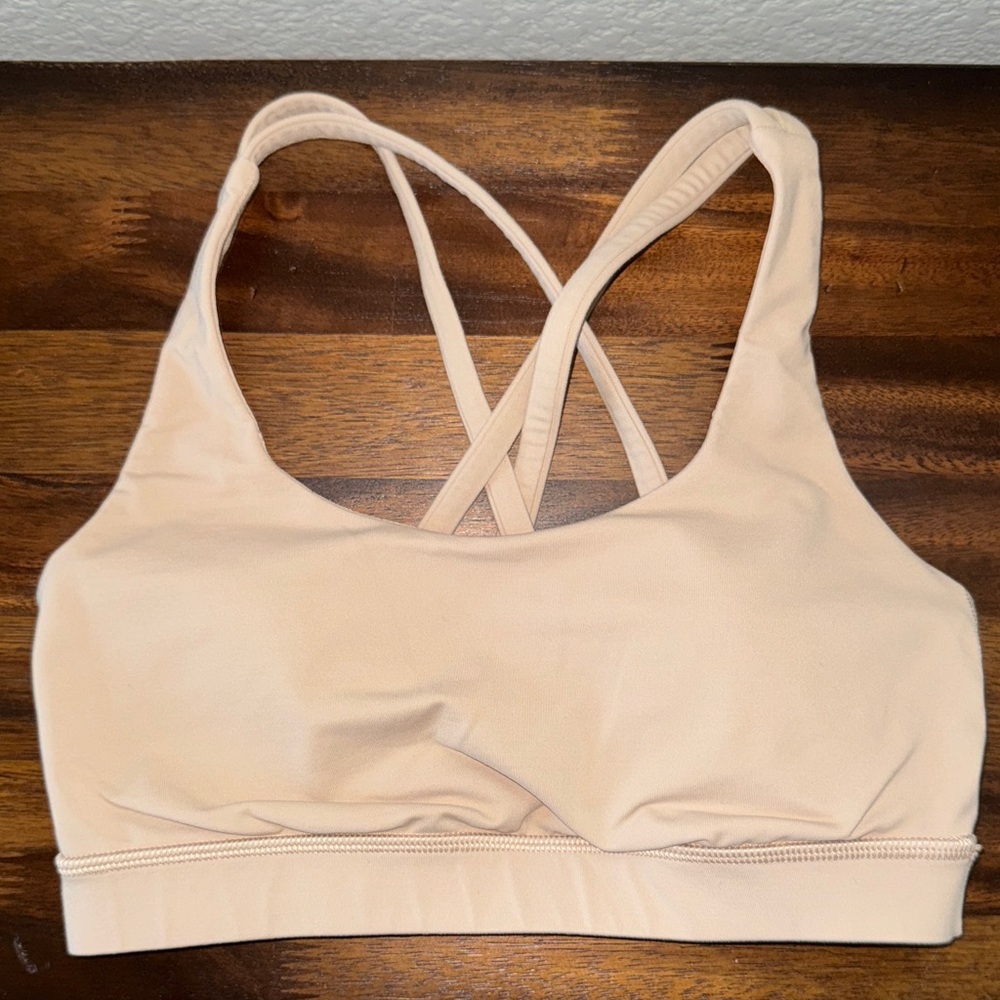 Lululemon Athletica Tan Energy Sports Bra